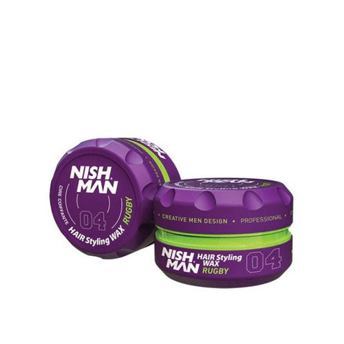 Nish Man Rugby 04 Styling Wax Pomada Fijacion De Cabello